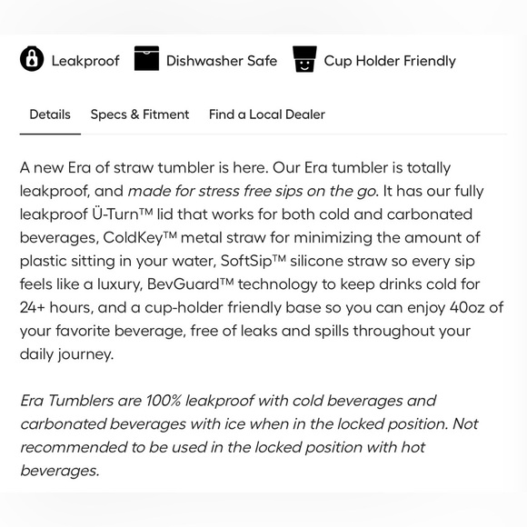 Brümate Era 40oz - Onyx Leopard - Picture 7 of 7